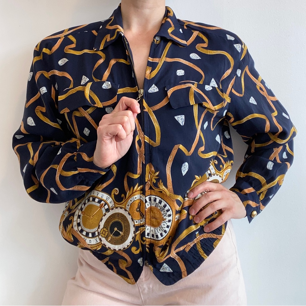 Vintage 90s August Silk Brand Jacket